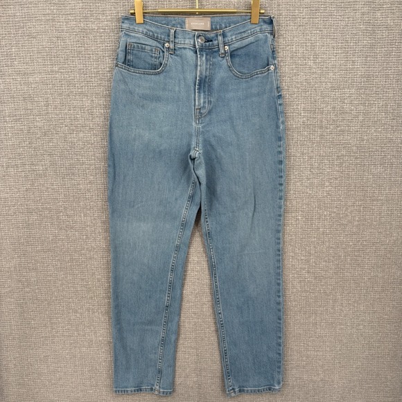Everlane Denim - Everlane High‎ Waist Straight Leg Jeans Light Wash Denim Women Size 28